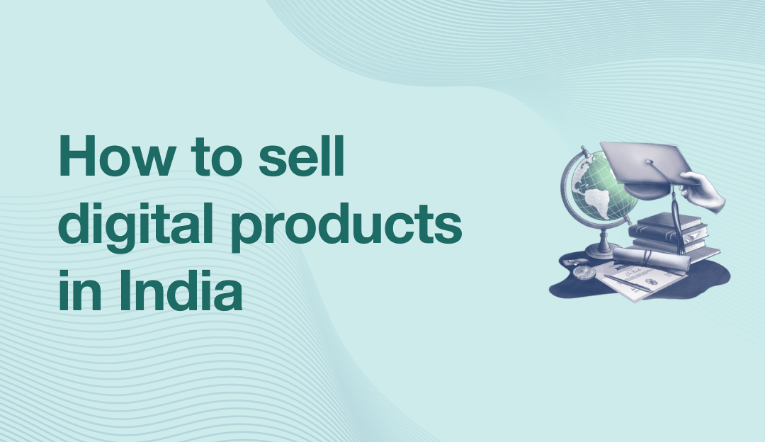 Sell digital products in india