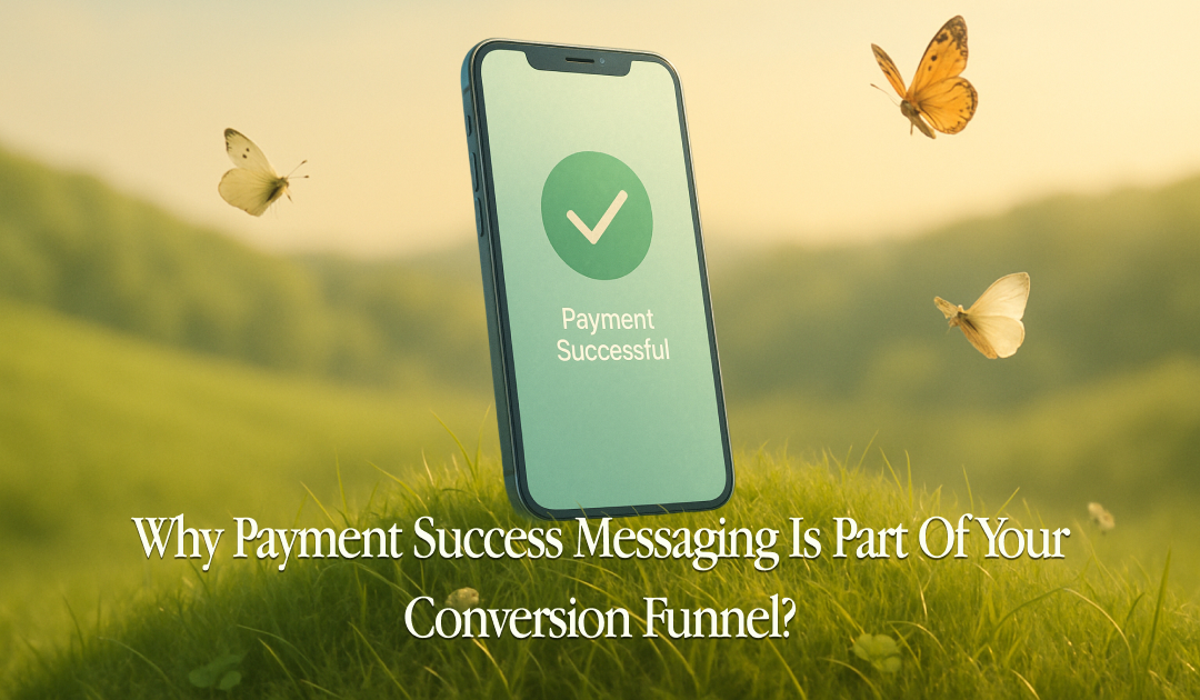 Why Payment Success Messaging is Part of Your Conversion Funnel
